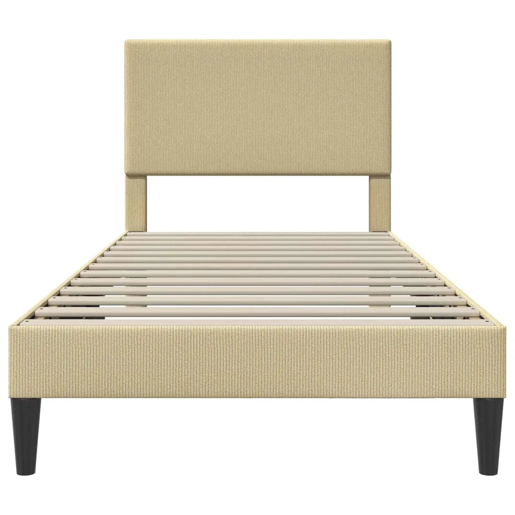Struttura del letto-Giroletto Grigio Verde Chiaro 90 x 190 cm