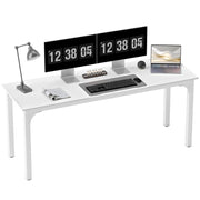 Scrivania per computer 180 cm ¨C Xylo ¨C bianco, per 2 persone, ufficio e studio