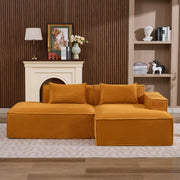 Divano 2 Posti con Cuscini ¨C MINIMAL ¨C Tessuto, 235 cm
