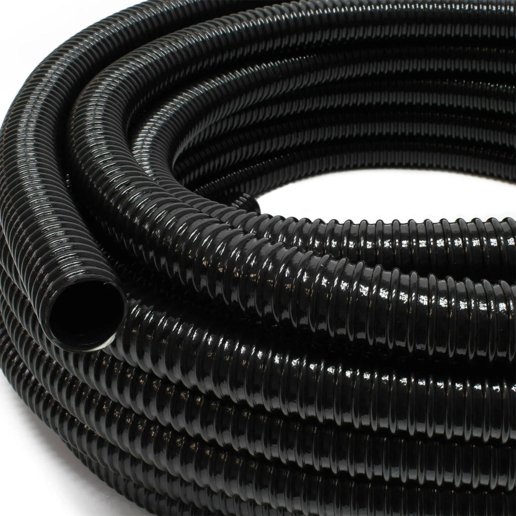 Tubo di aspirazione da 5 m diametro 25 mm (1") corrugato rinforzato a spirale tubo per acqua nera 16_0001583