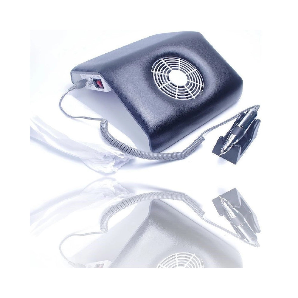 Trade Shop - 2in1 Fresa + Aspiratore Professionale Ka5 Unghie Manicure Ricostruzione Nail Art -