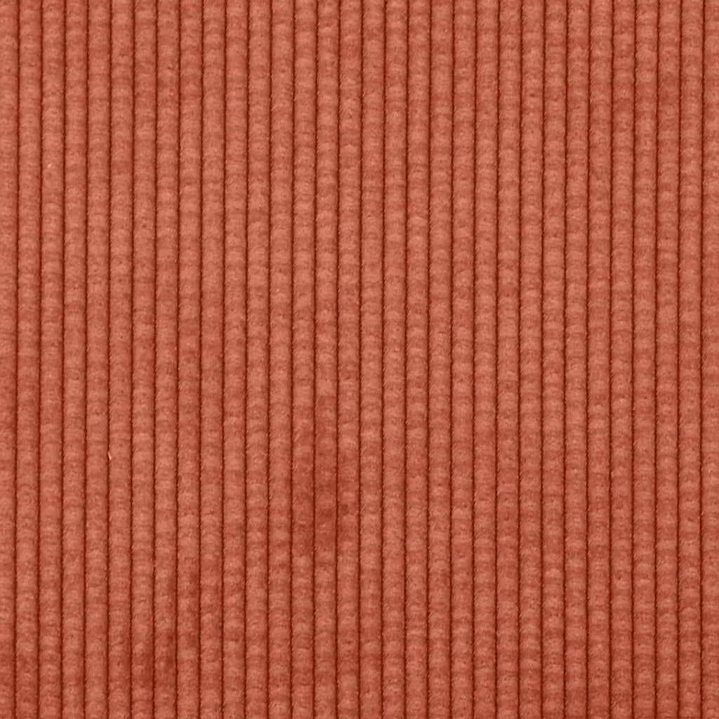 Divano Sedia-Poltrona-Sofa Relax Rosso Arancione 60 cm Tessuto di Velluto a Coste