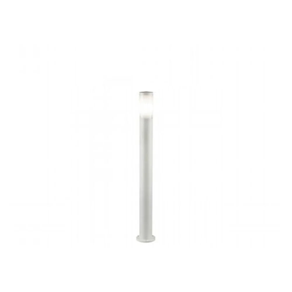 Palo Alto Moderno Panama Alluminio Bianco 1 Luce E27 350Cm