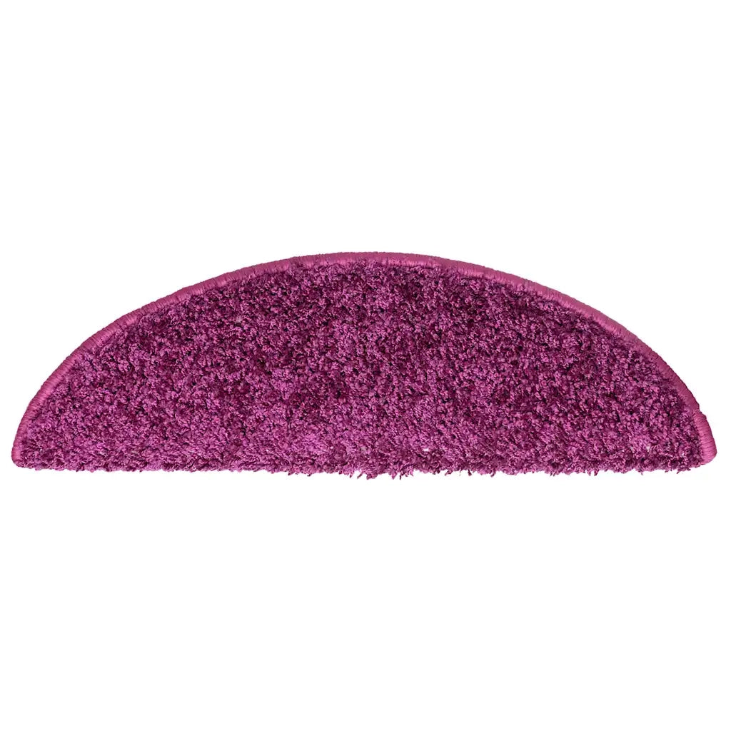 Tappetini per scale 30 pz 56x17x3 cm Viola Semicircolari 3365804