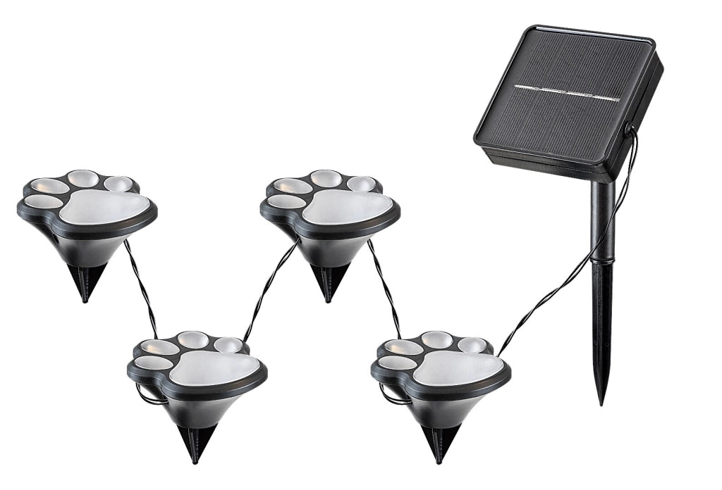 Lampade solari LED da giardino Wigry nere IP44 Rabalux