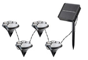 Lampade solari LED da giardino Wigry nere IP44 Rabalux