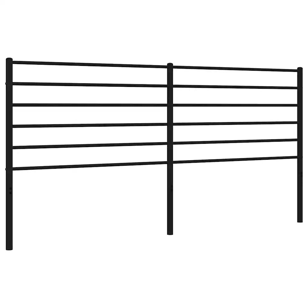 Testiera | Testata di Ricambio in Metallo Nero 193 cm