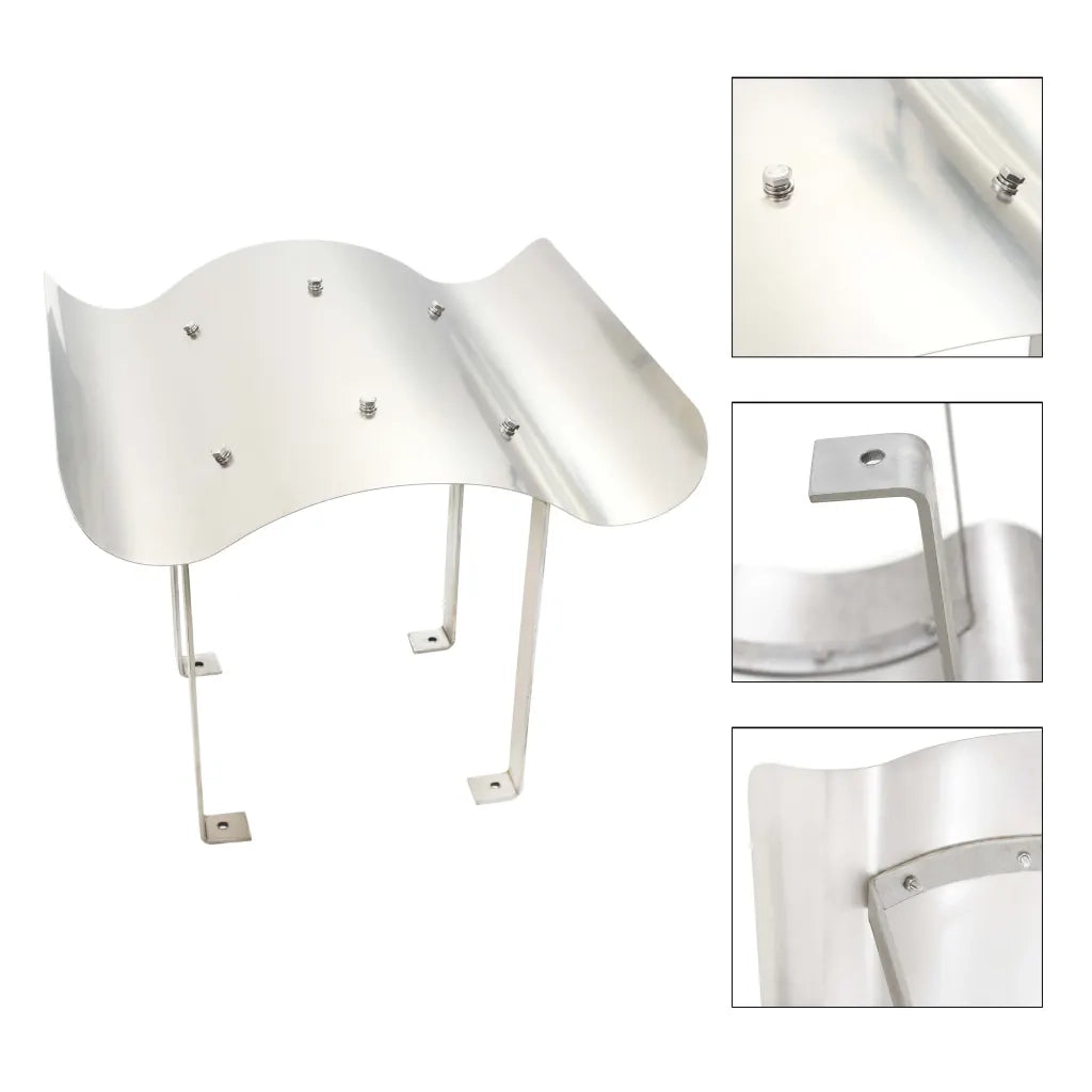 Comignolo per Canna Fumaria in Acciaio Inossidabile Argento cod mxl 64274