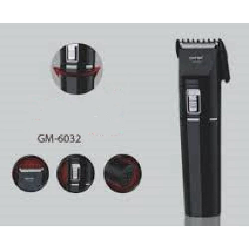 Trade Shop - Tagliacapelli Rasoio Elettrico Professionale Ricaricabile Taglia Barba Gm-6032 -