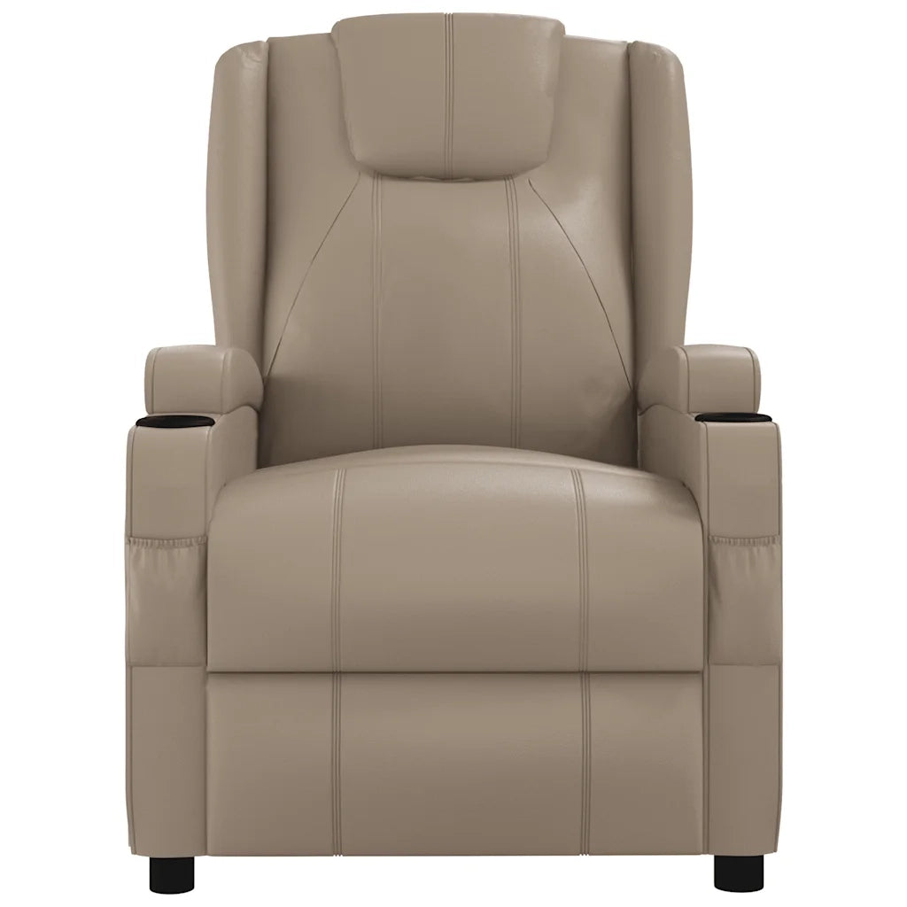 Poltrona Massaggiante Cappuccino in Similpelle 321317
