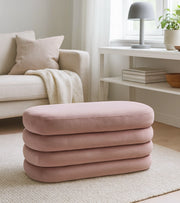 PANCA VELL CHEROY ROSA 110X45XH47