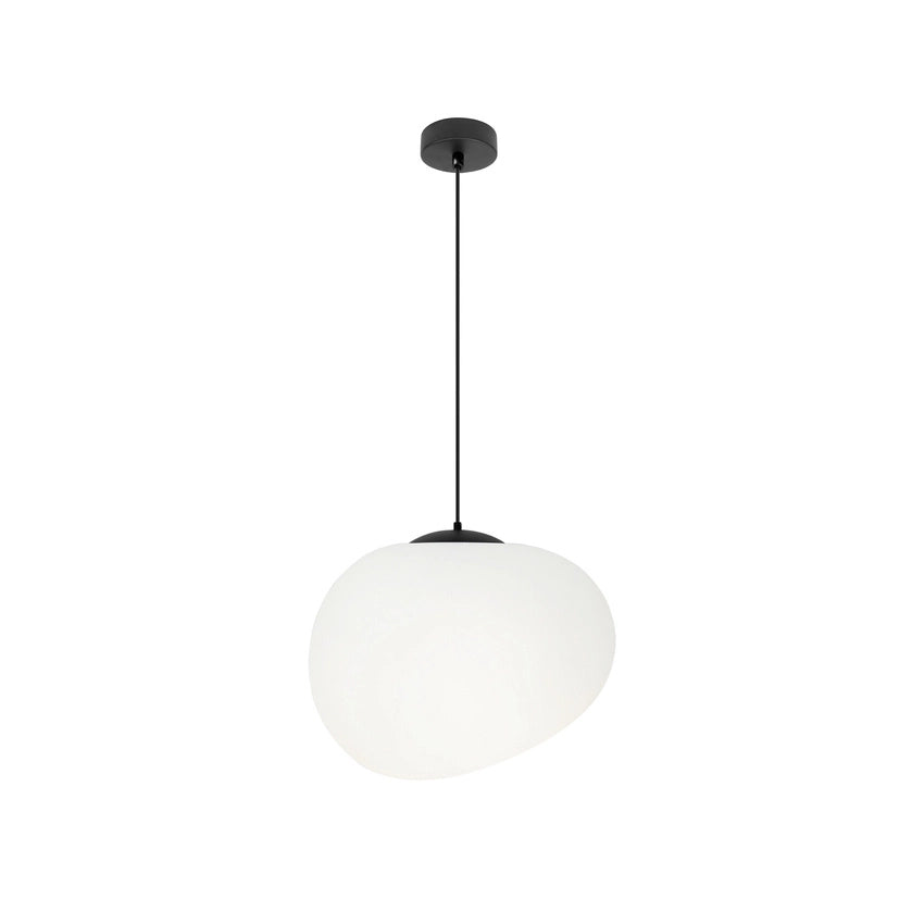 Lampada a sospensione Candellux Stones bianca Ø25 E27