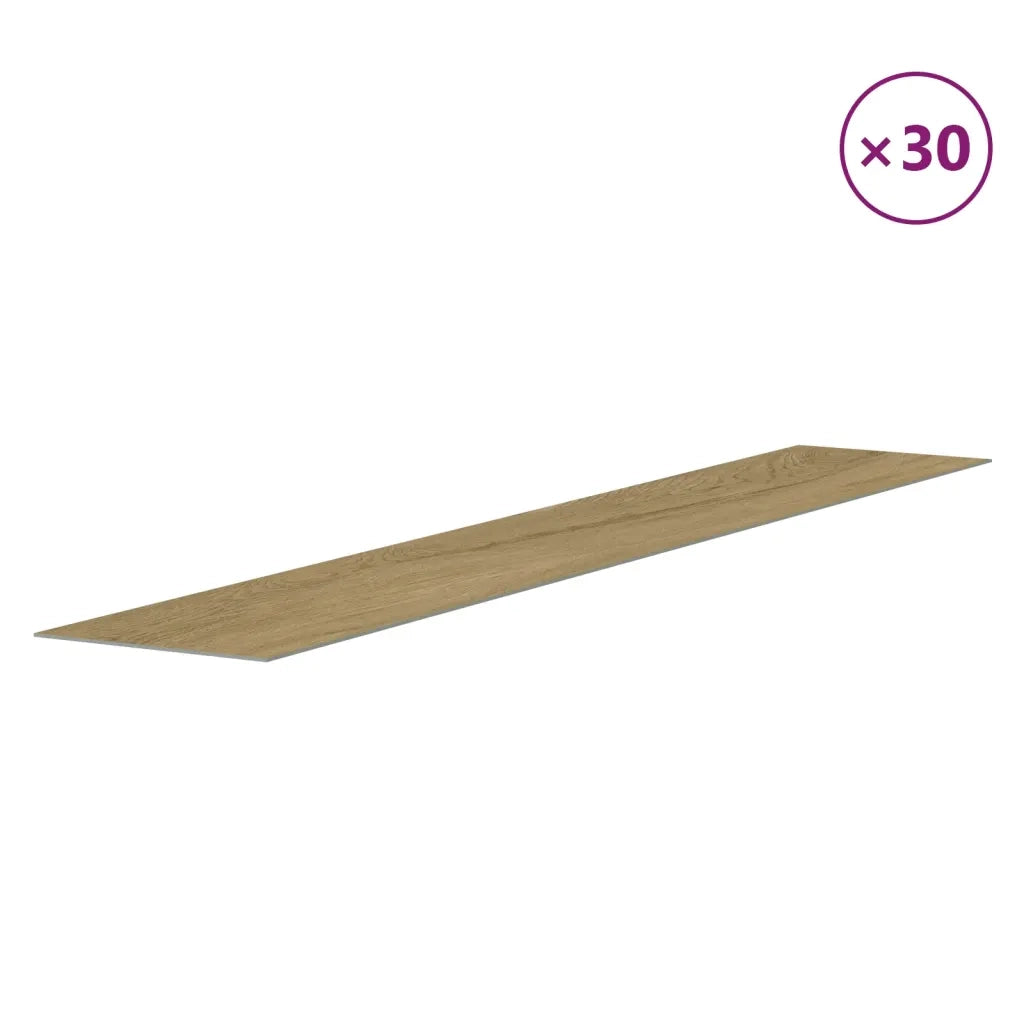 Pannelli da Parete Effetto Legno Marrone PVC 4,12 mÂ²