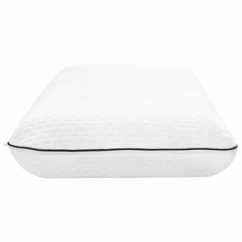 Cuscino da Letto Tinta unita Bianco 80 x 35 x 10 cm Schiuma Gel 42020238