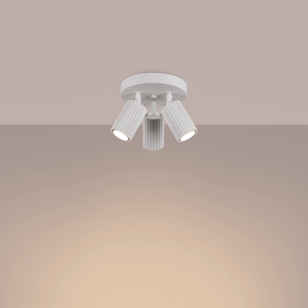 Lampada da soffitto KARBON 3P bianco