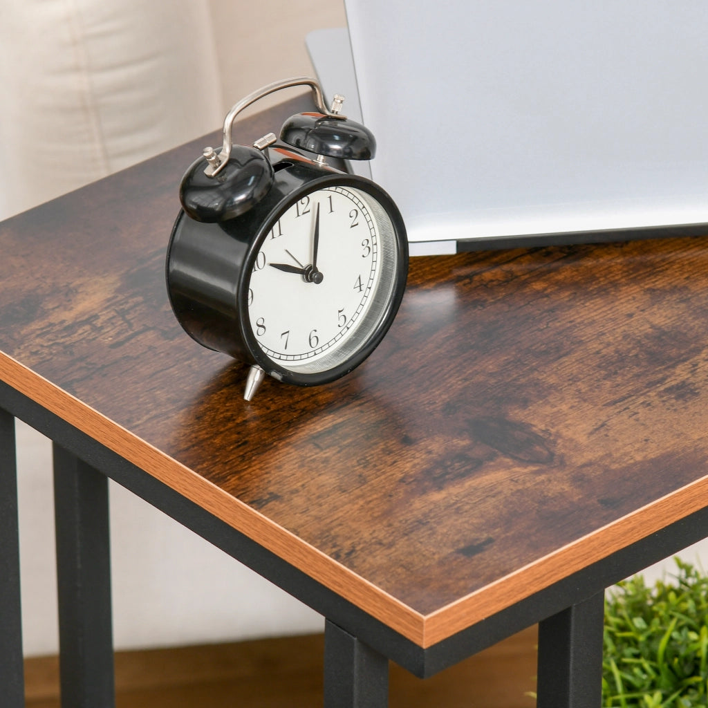 Tavolino da caff¨¨ con ruote ¨C Minimal ¨C Legno e metallo 51x36x65 cm