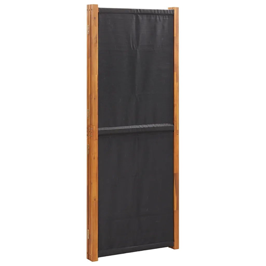 Divisorio Ambienti | Divider per stanze | Paravento a 3 Pannelli Nero 210x180 cm