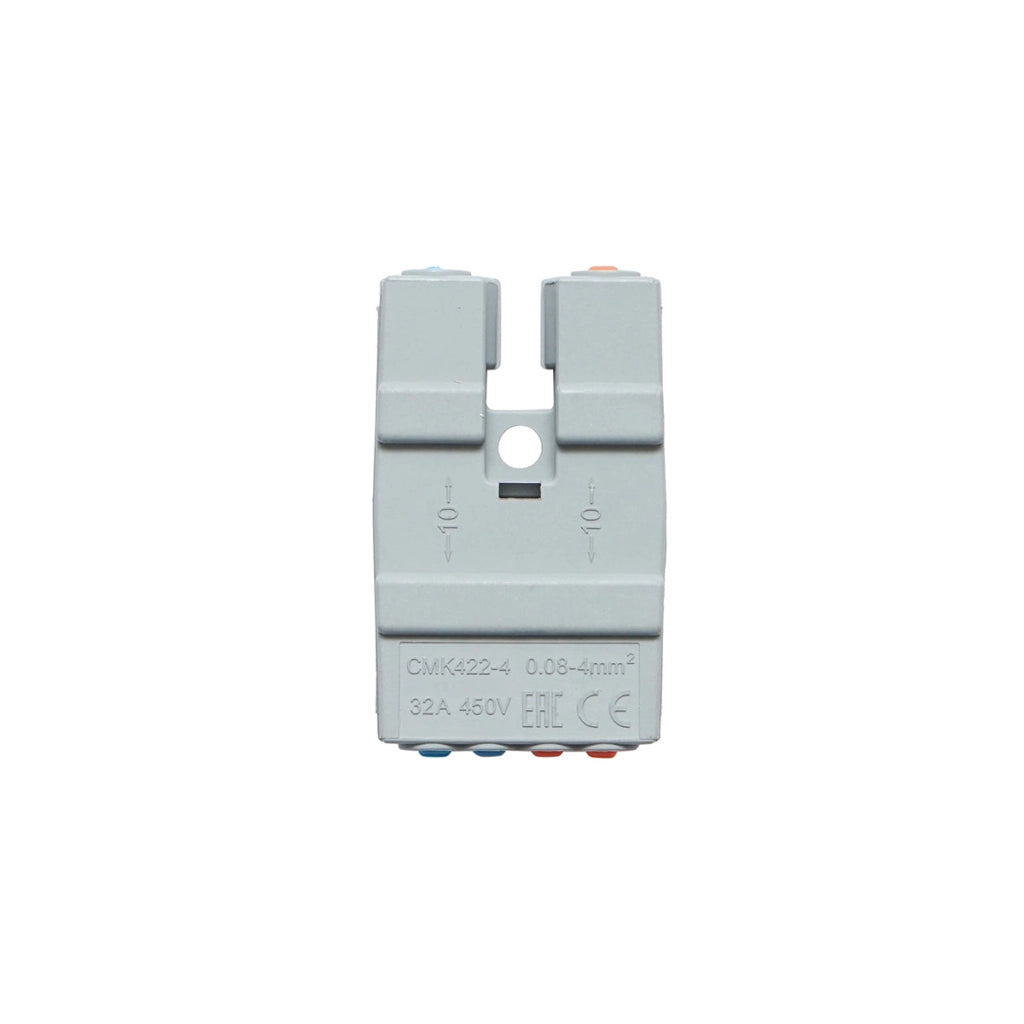 Connettore rapido per cavo 32A 450V, 6 poli 0,08-4mm Leader