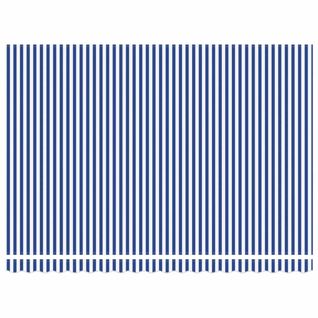 Tenda Retrattile Blu e Bianco 400 × 300 cm 3330854