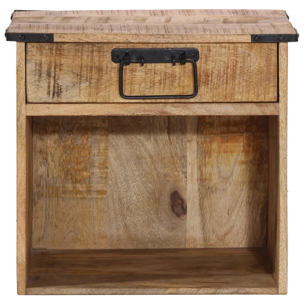 Comodino 40x30x37 cm in Legno Massello di Mango 358914