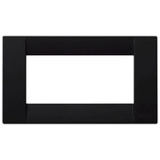 VIMAR IDEA - PLACCA 4P TECNPOLIMERO NERO SILK