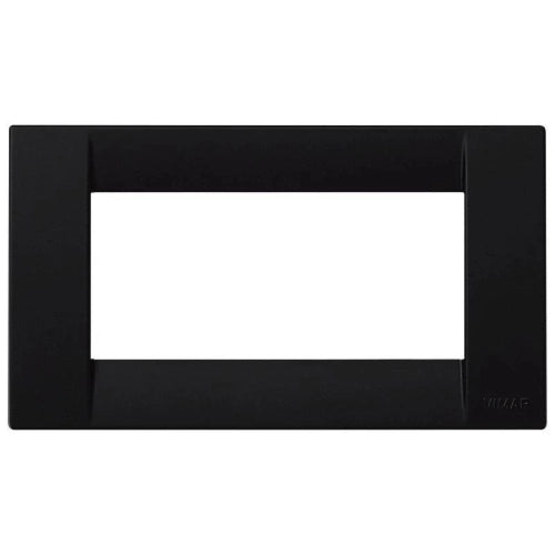 VIMAR IDEA - PLACCA 4P TECNPOLIMERO NERO SILK