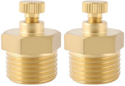 Valvola a Vento 1/2" BSP - Alluminio - 2 Pezzi - Resistenza Corrosiva - Progettazione Manuale - Struttura Compatta - Alta Resistenza alla Pressione - Valvola di Ventilazione