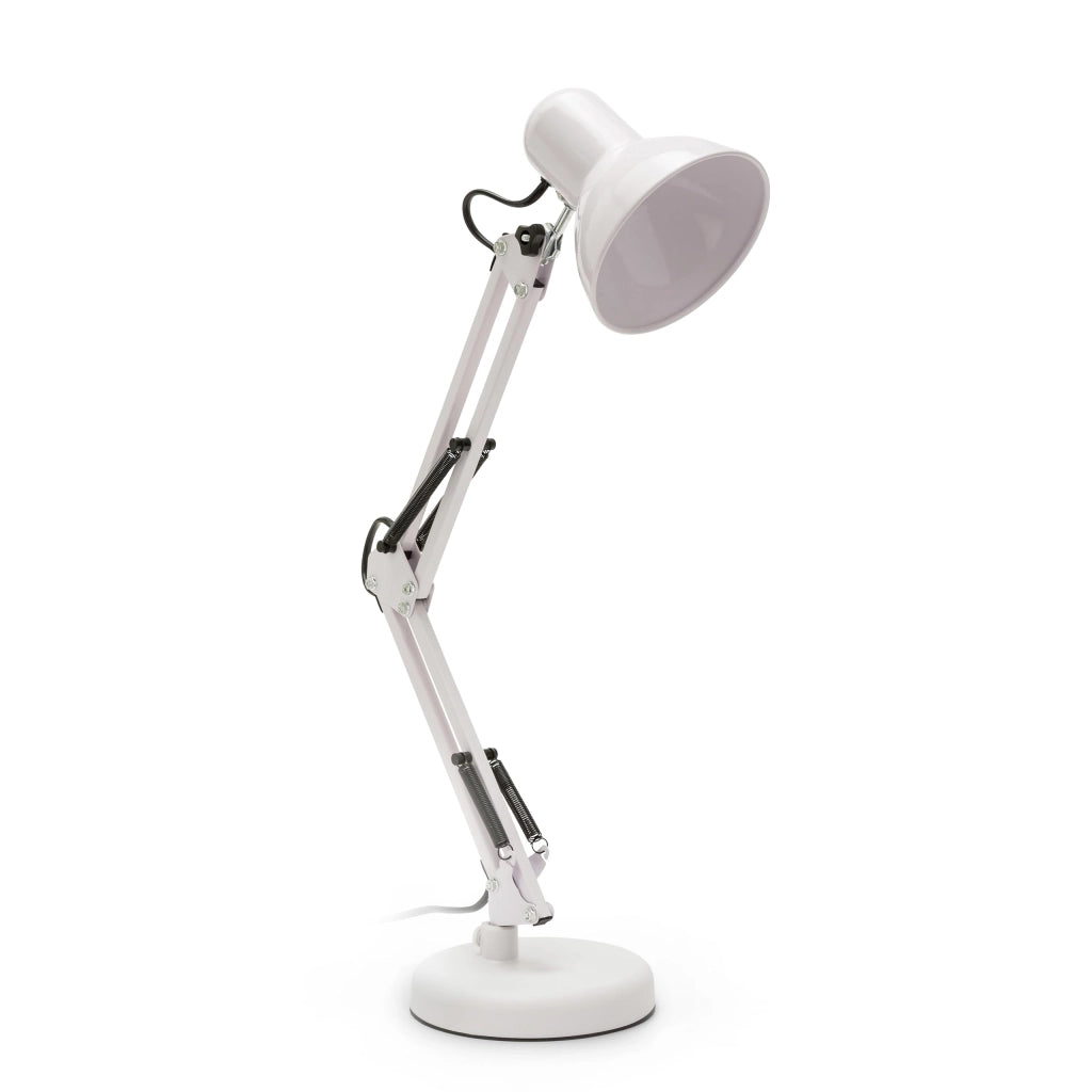 Lampada da Tavolo Velamp Charleston Xl Colore Bianco