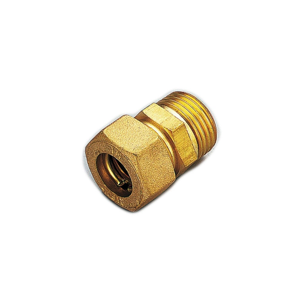 Raccordo 1/2''x10mm maschio a compressione con tenuta o-ring