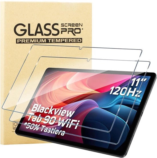 Display protettivo in vetro solido per Blackview Tab 90 - 2 pezzi