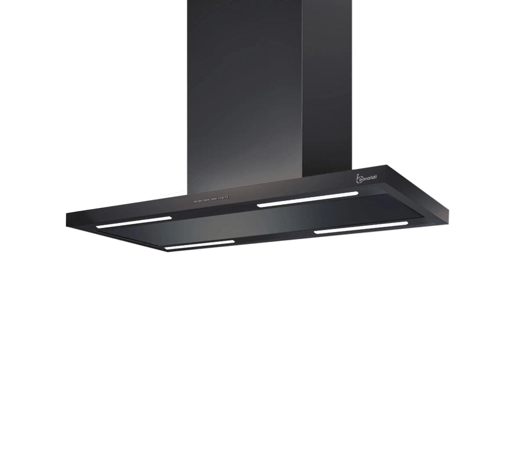 CAPPA LEA ISOLA DRY DROP cm 90x60 - Nera - 900 m3/h