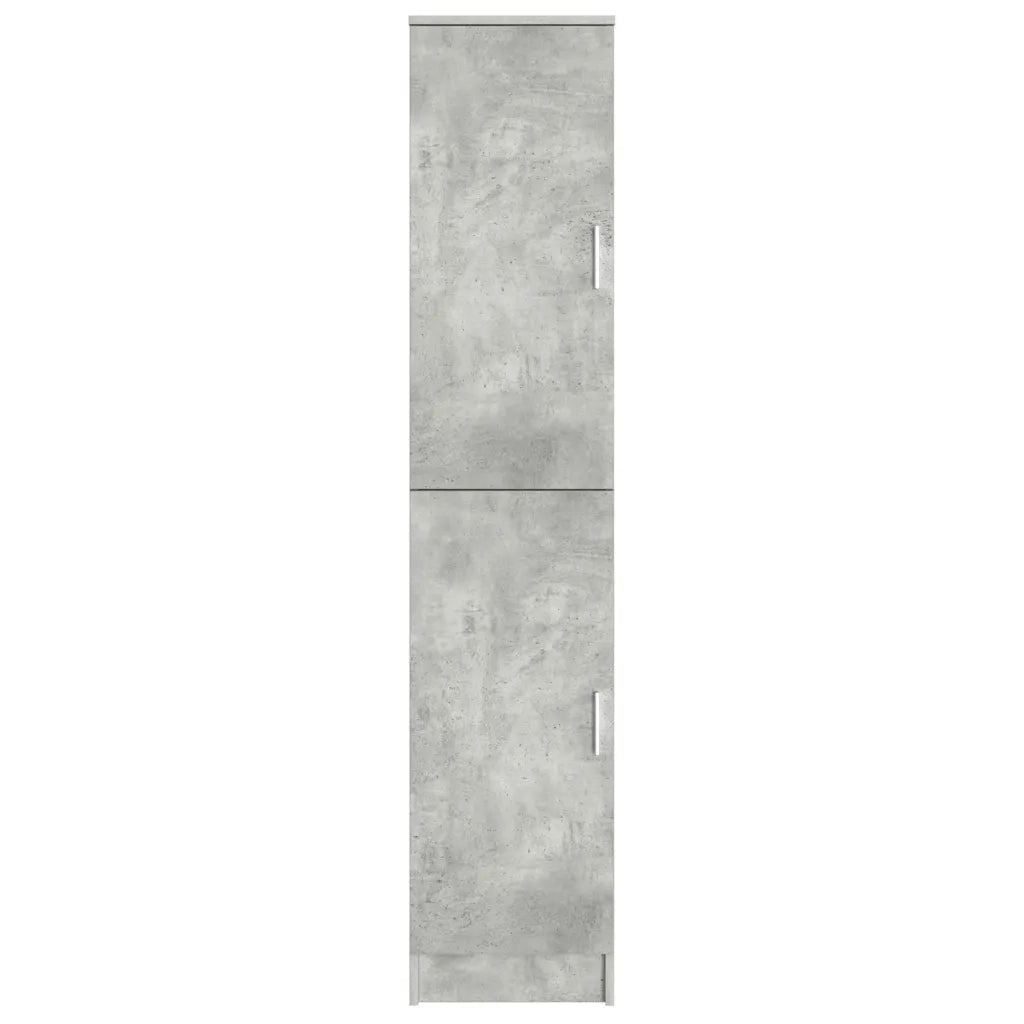 Credenza Grigio cemento 35 x 39 x 168 cm 869333