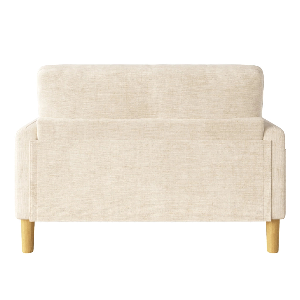 DIVANO 2 posti 119x78x85 cm in chenille beige