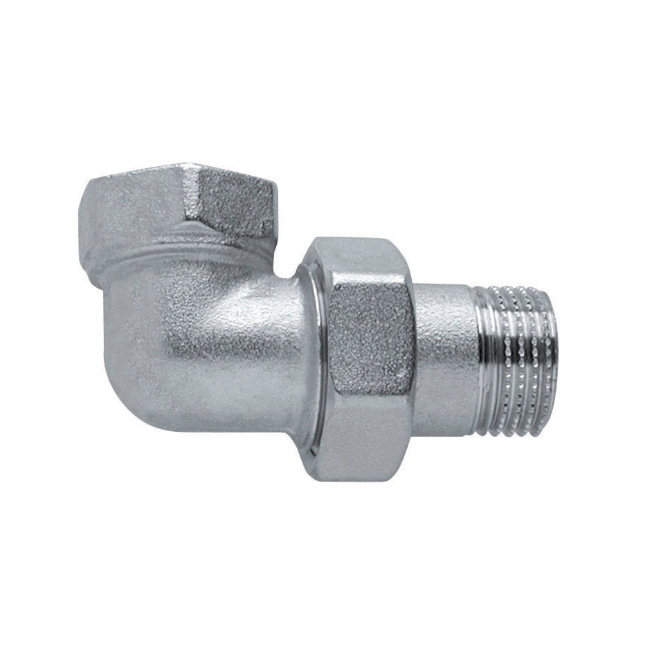 RACCORDO CURVO 3 PZ NICHELATO- 1 Cromo- RINAL- pezzi 1