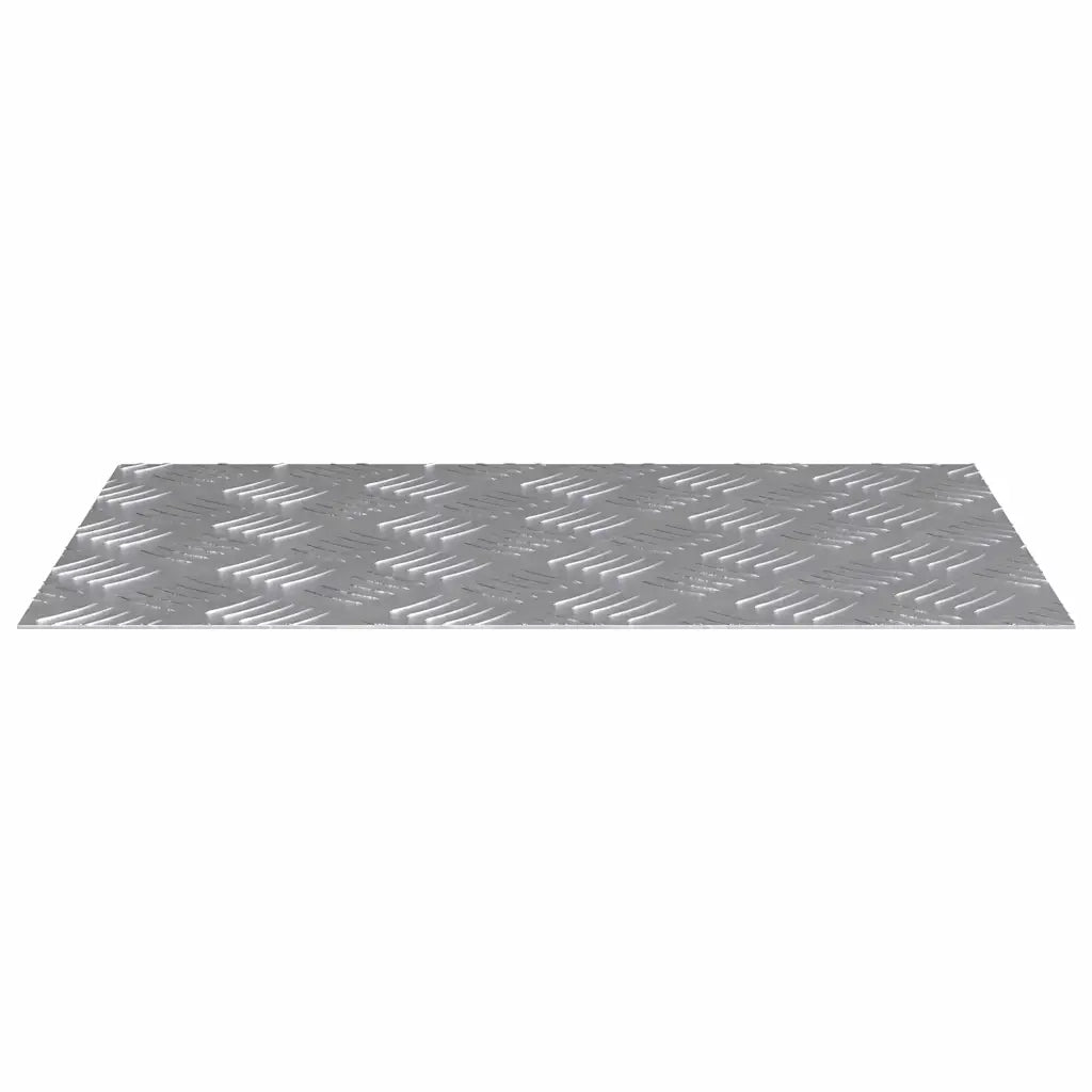 Gradini per Scale 4 pz | Tappetini per scale autoadesivi Argento 60 x 40 cm Alluminio