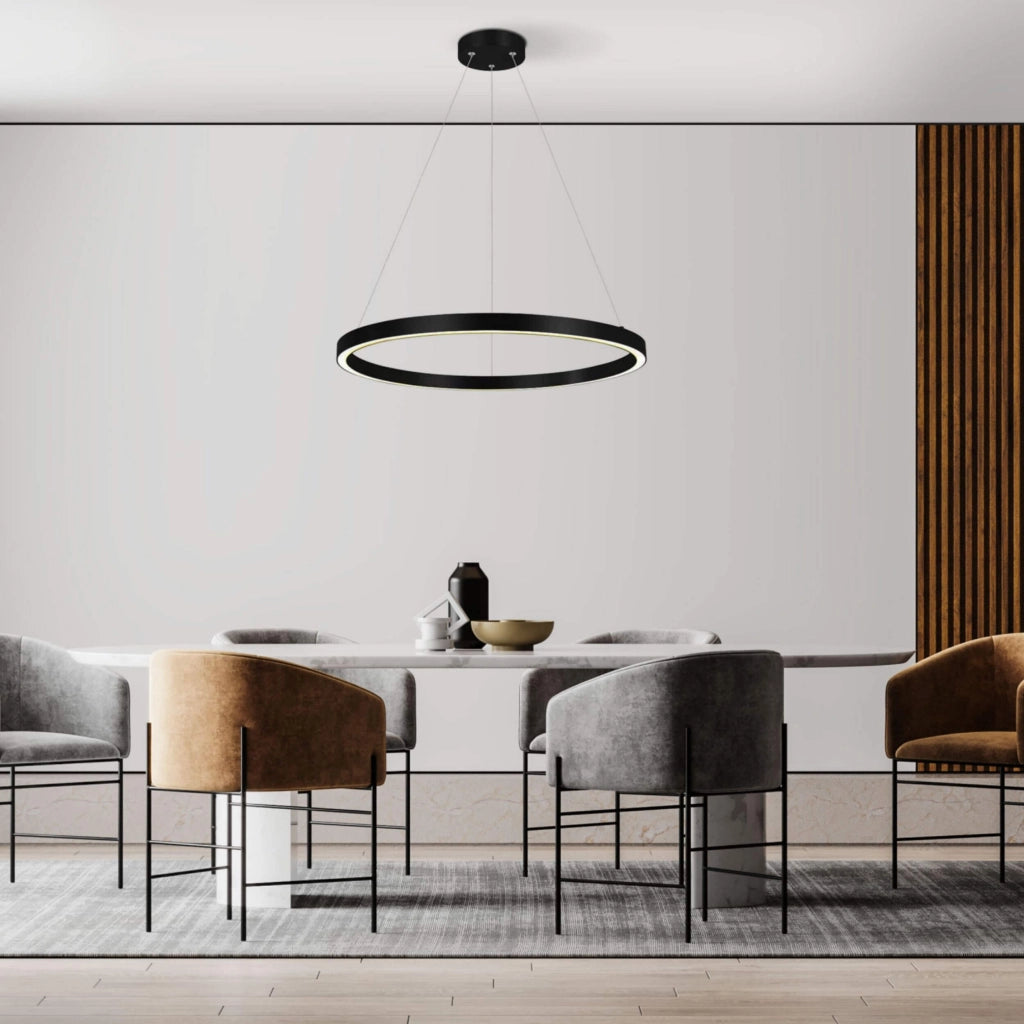 Lampada a sospensione LED Light Prestige Midway Ø60 nera