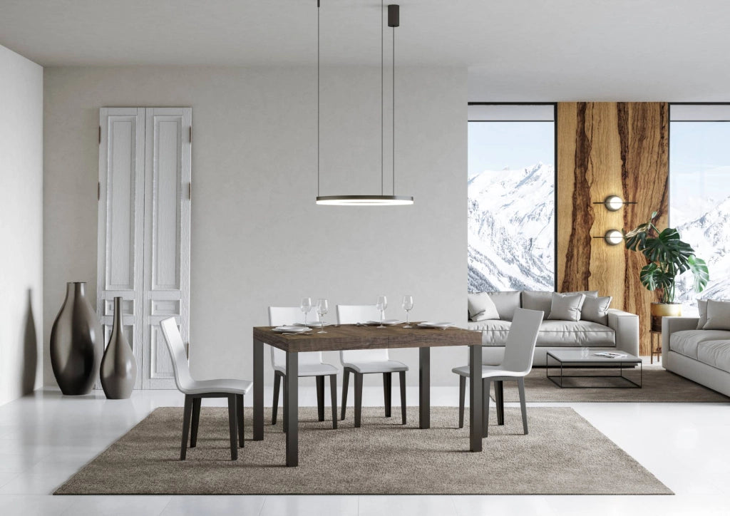 Tavolo Allungabile 140-224x80x77 cm Everyday Noce