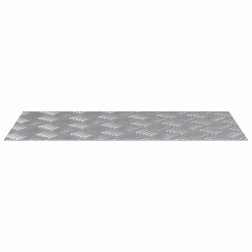 Gradini per Scale 2 pz | Tappetini per scale autoadesivi Argento 60 x 30 cm Alluminio