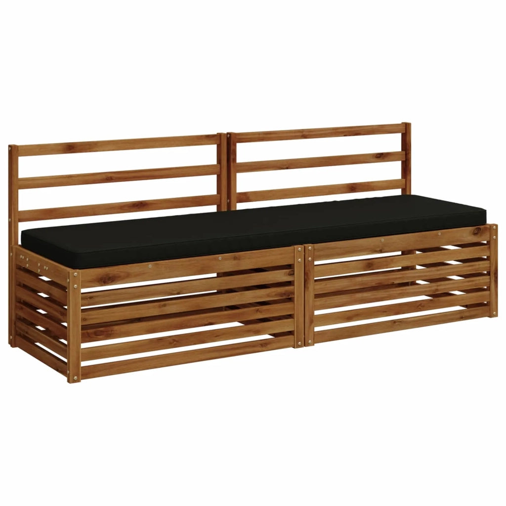 Cuscino per Panchina a 1 Pezzo VUGHT 100% Poliestere Nero 952226