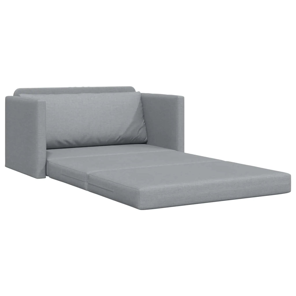Divano letto | Sof¨¤ letto | Letto singolo 110cm Grigio chiaro Tessuto
