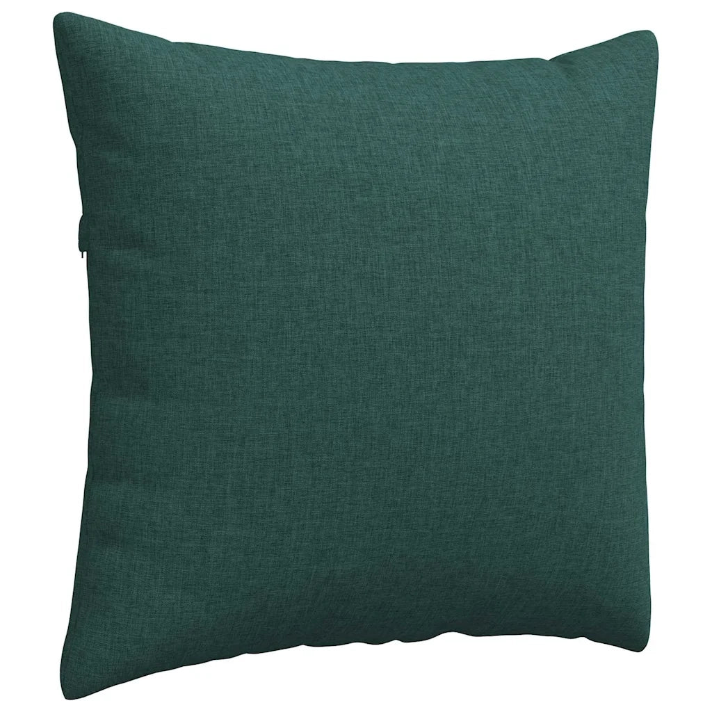 Cuscini da Divano 2 pcs Verde Scuro 50 x 50 cm Tessuto 42013959