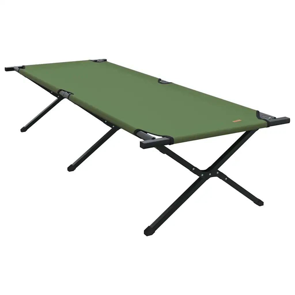 Letto da campeggio pieghevole Verde 210 x 80 x 46 cm 42003190