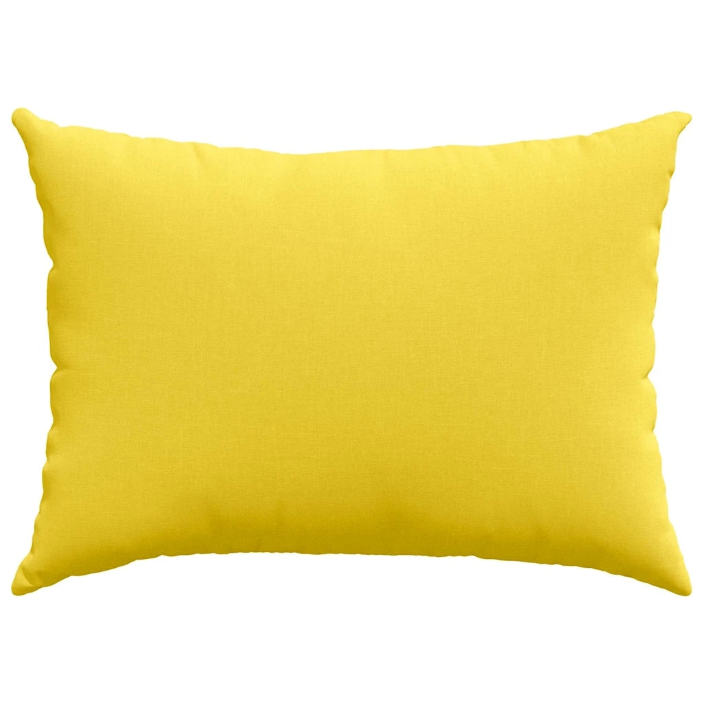 Cuscini da Divano 2 pcs Giallo Chiaro 70 x 50 cm Tessuto 42013748