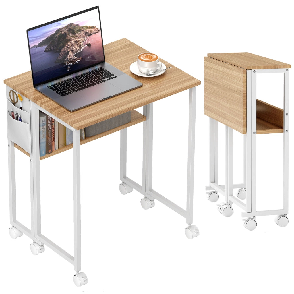 Scrivania pieghevole ¨C zephmum ¨C legno, naturale