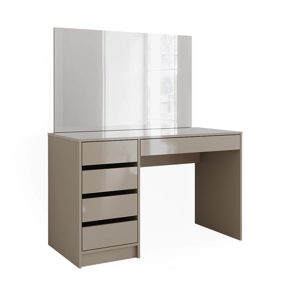 Vicco Tavolo da toilette Grigio 55 cm con specchio