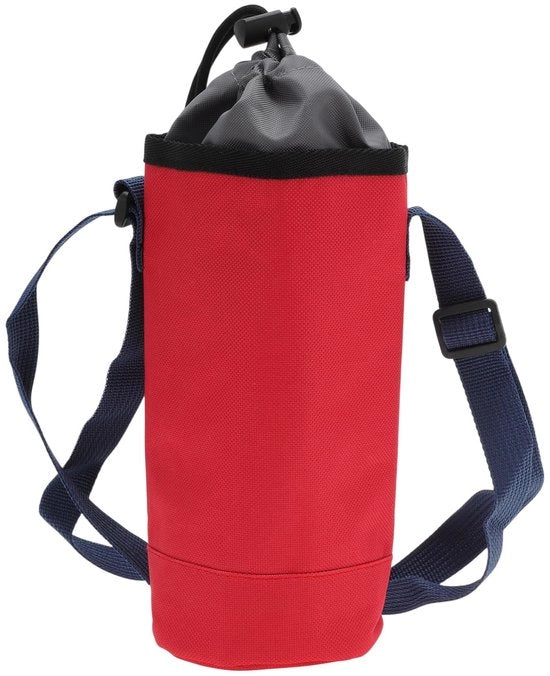 Borsa isolata a tre strati - contenitore impermeabile - resistente allo shock - cinturino regolabile - portatile - 25 x 9 cm - contenitore per bottiglie