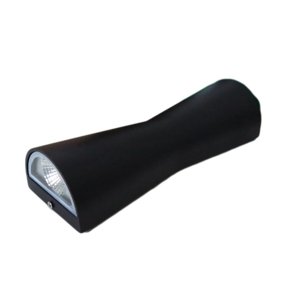 Trade Shop - Applique Lanterna A Parete Da Esterno 10w A Doppio Led 5w + 5w Luce 6500k -