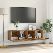 Set mobile TV 2 pz-Set di 2 Credenza per TV Multicolore 60 x 30 x 30 cm