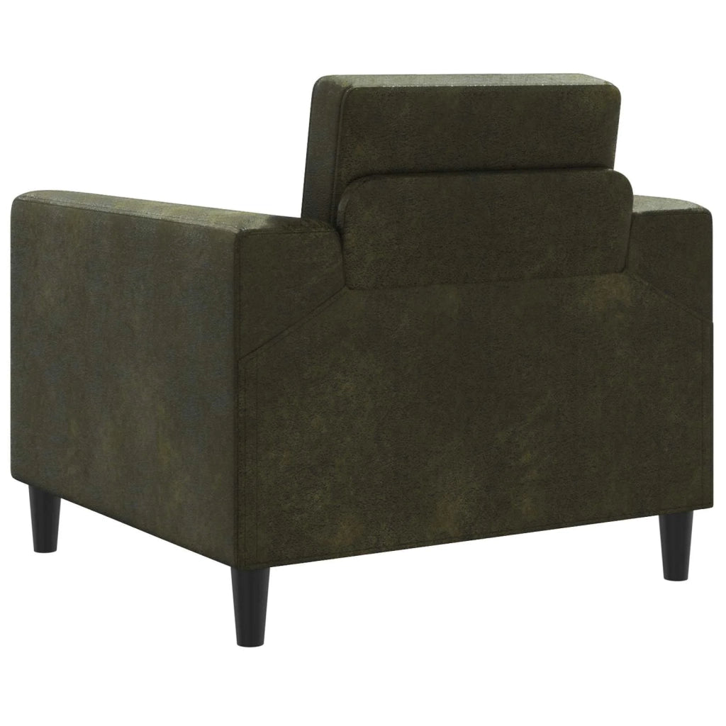 Poltrona Verde militare Pelle Scamosciata Sintetica 42042478