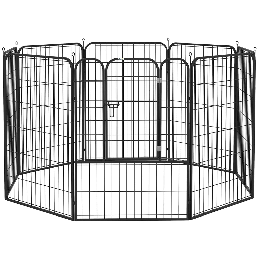 Recinto per Cani Modulabile ¨C zephmum ¨C Grigio 80x150x100 cm